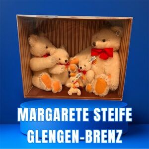 Vintage 5 STEIFF Teddy Bear Collector's
Edition 0203/00 1982 NEW Orig/Box.
